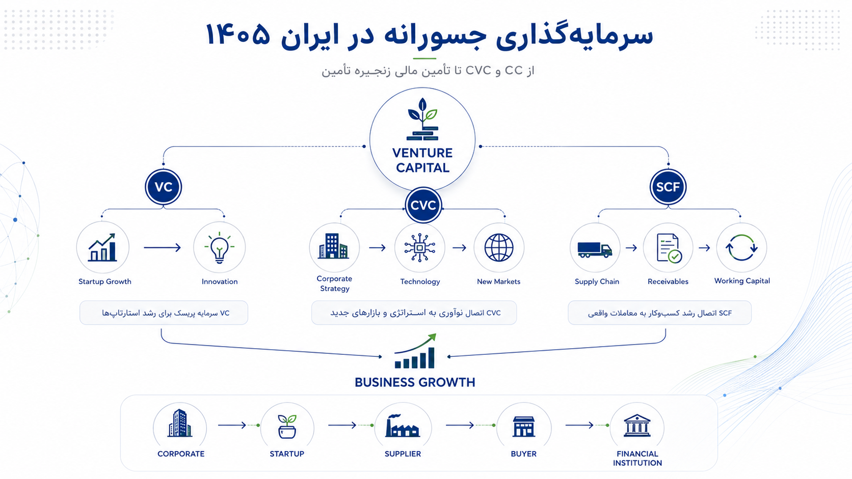 سرمایه گذاری خطرپذیر در ایران به چه صورتی انجام می‌شود؟